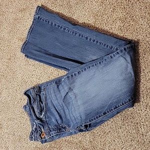 Slim boot cut low rise